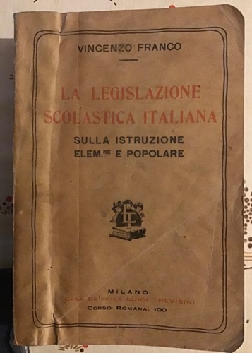 Legislazione scolastica - legislazione,
