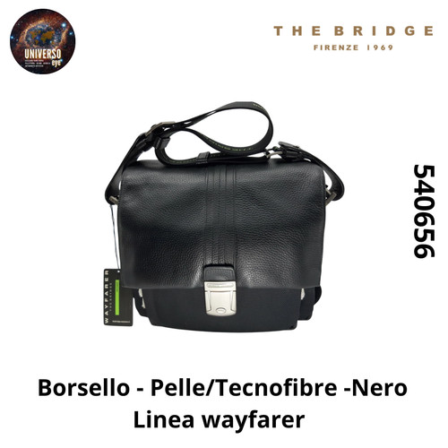 Borsello pelle tecnofibre - borsello, pelle/tecnofibre