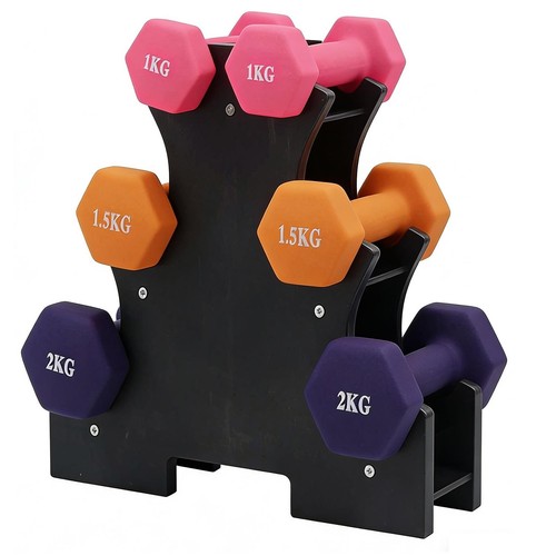 Set manubri completo 9kg con - manubri,