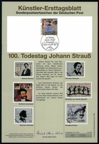 Germany art sheet 1999 - 1999/25, 2061