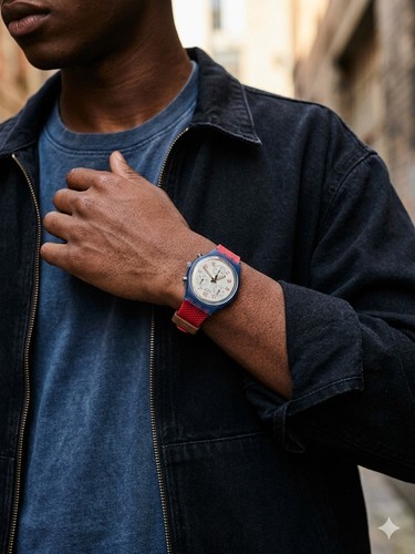 Swatch chrono red - swatch, scl101