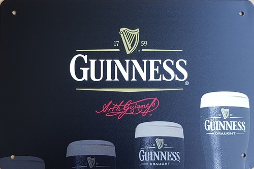Insegna metallo guinness - insegna,