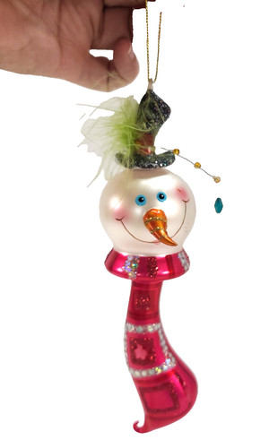 Ornamento vintage bocca - , vetro