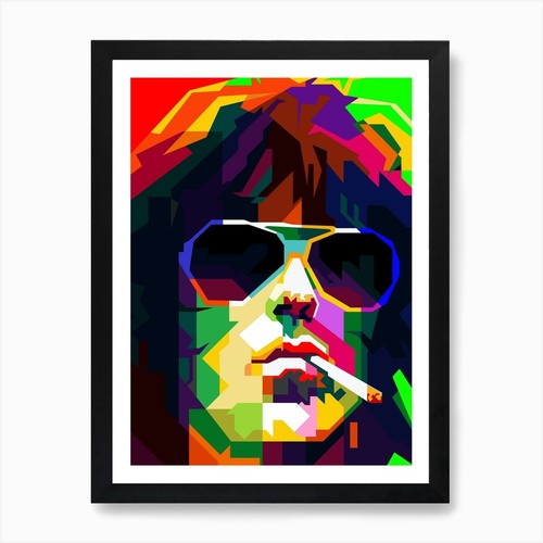 Quadro keith richards - quadro, classico