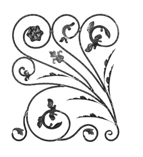 Ornamento ferro battuto - ferro,