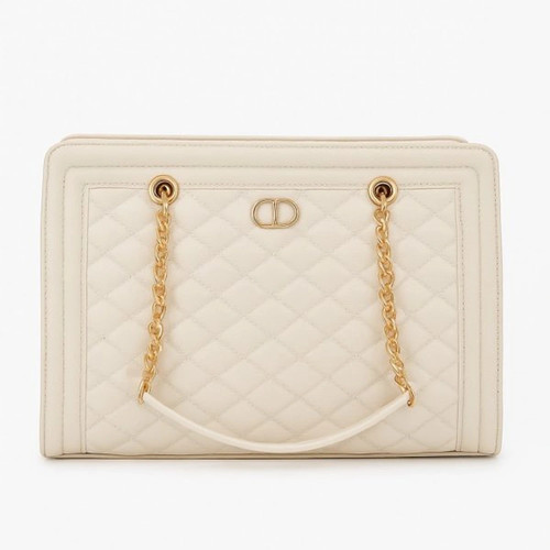 Borsa twinset trapuntata panna - borsa,
