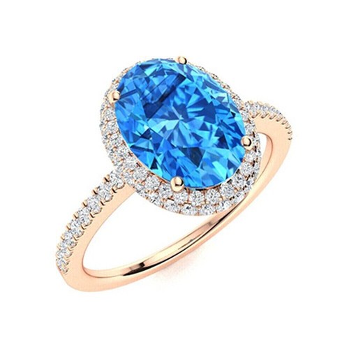 Anello donna promessa topazio