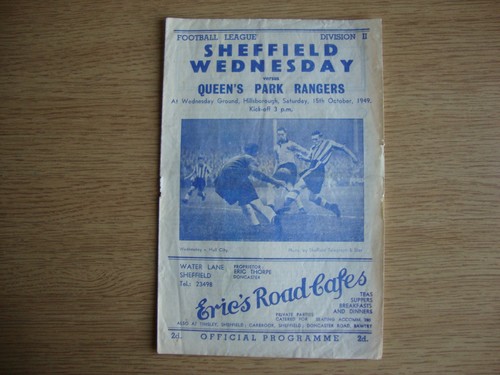 1949 sheffield wednesday v - 1949/50,