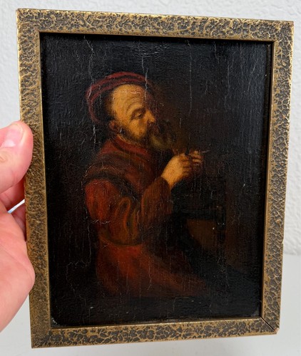 Dipinto olio olandese xvii - dipinto,