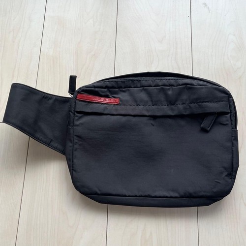 Autentica borsa nylon nero - borsa, in