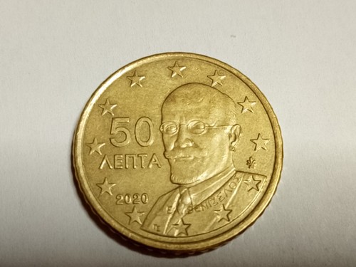 Moneta eurocent grecia 2020 - 50,