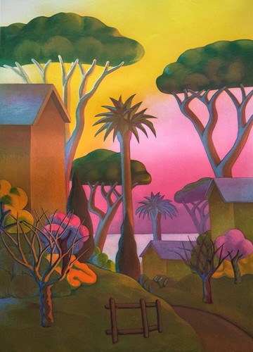 Salvo tropical landscape - -,