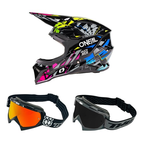 Casco oneal bambino combo - casco,