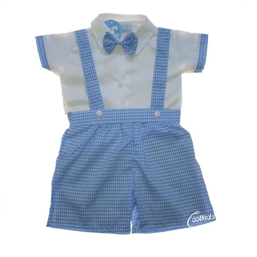 Salopette blu romany - salopette,
