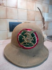 Casco Coloniale Alpini Guerra