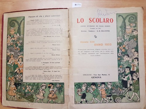 Scolaro annata xxii anno - lo,