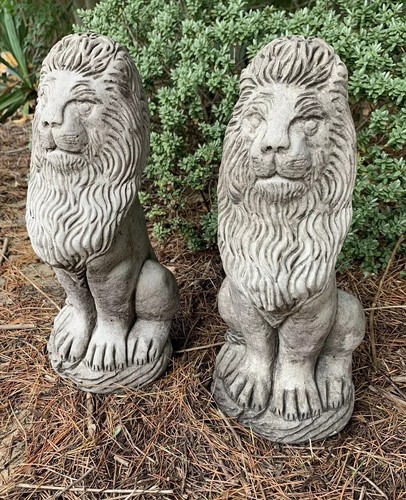 Coppia ornamenti leone - coppia,