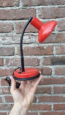 Lampada da tavolo Veneta Lumi anni '70 rossa desk lamp space age made in Italy 