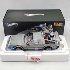 Modellino auto Hot Wheels Elite Ritorno al Futuro 1/18 Delorean BCJ97