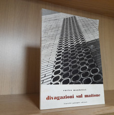 Enrico Mandolesi DIVAGAZIONI SUL MATTONE _ Fratelli Palombi 1958 _ ARCHITETTURA