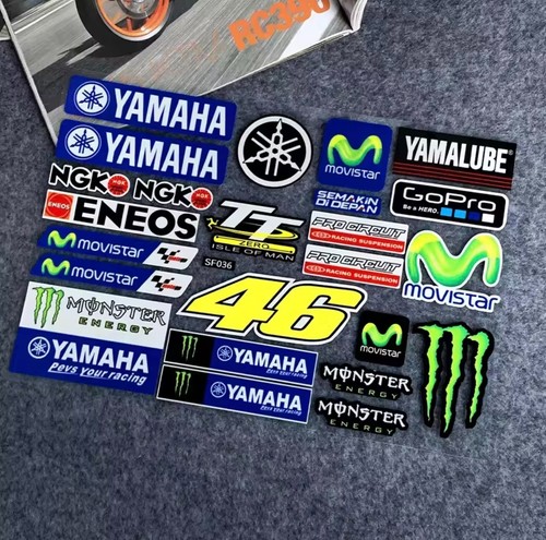 Kit adesivi riflettenti yamaha - adesivi,