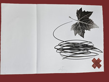 Antoni Tapies autografato e