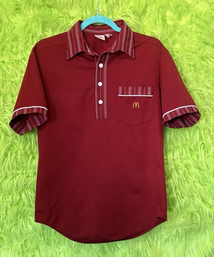 Uniforme mcdonald vintage - mcdonald's,