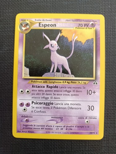 Pokémon espeon neo - 20/75,