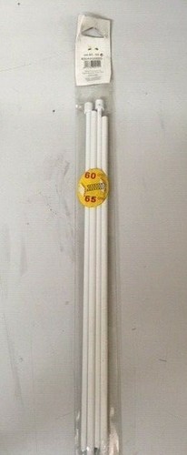 Coppia bastoni acciaio tende - bastoni,