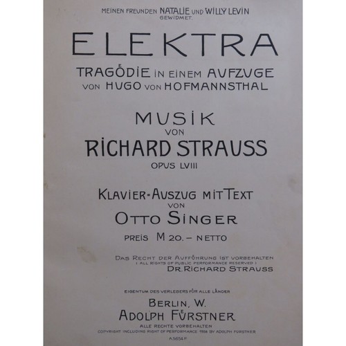 Strauss richard elektra opera - richard,
