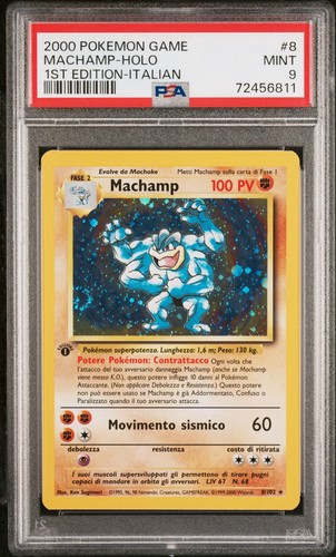 Pokemon psa 9 machamp - pokemon,