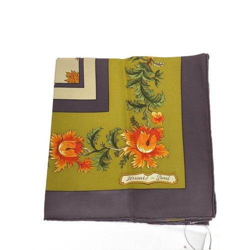 Hermes carre les jardiniers - carre,