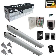 Kit cancello ante battenti professionale FAAC HANDY KIT 24V 105998 2,3mt x anta