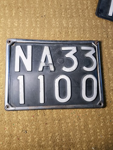 Targa auto italia epoca - italia, d'epoca