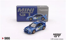 Mini GT MGT00986LHD Subaru Impreza WRC99 1999 Rally Australia Winner #5 Die C...