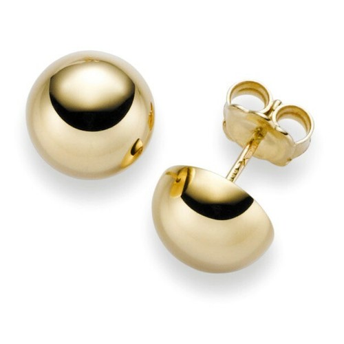 Orecchini gioielli mezza sfera - orecchini,