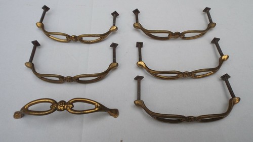 Antica serie maniglie ottone - serie,