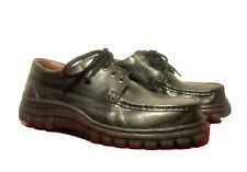 Scarpe stringate uomo in vera pelle di colore nero n°41 Made in Italy