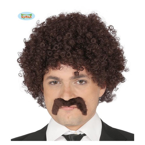 Parrucca marrone uomo - marrone, da