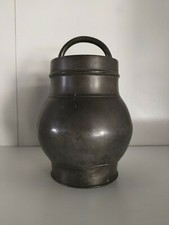 vaso in peltro "pot a