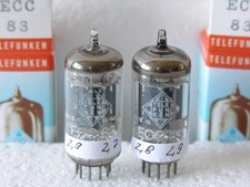 Tubo ECC83 Telefunken Röhre