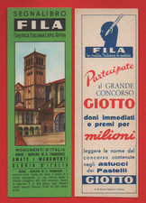 SEGNALIBRO FILA SERIE MONUMENTI D'ITALIA ASSISI BASILICA S.FRANCESCO GIOTTO BLU