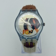 Swatch Gent Hund Barry GN152 San Bernardo orologio quarzo 35 mm Swiss 1995