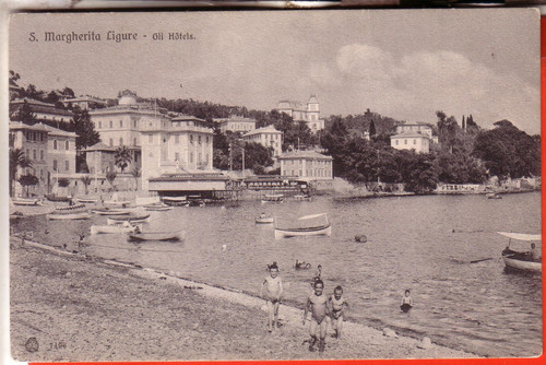 Cartolina margherita ligure - s.,