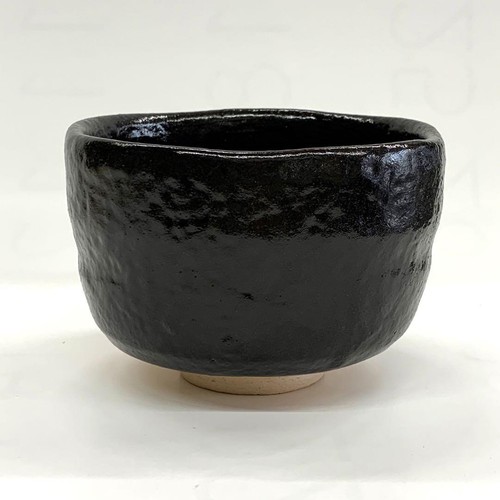 Ciotola tè nera raku forno - nera,
