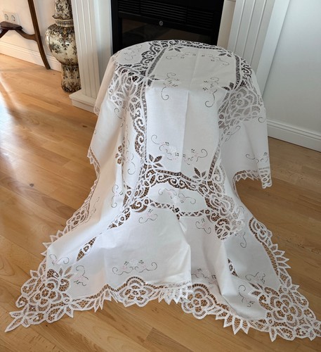 Tovaglia vintage europea - , fatta
