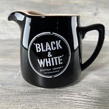 Brocca vintage bianco nero - brocca, e