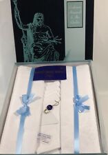 Servizio  tavola  fiadra  damascata Cirrito x 6  Art. Palermo  bianco 150 x 190