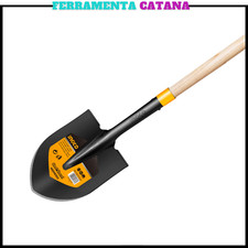 pala vanga da giardino giardinaggio orto con punta manico in legno multifunzione