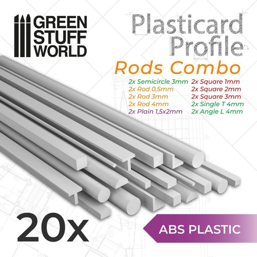 20x profilati plasticard - 20x,